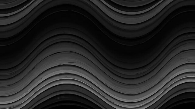 Abstract Dark Wave Background Motion Graphics 3D Texture Overlay