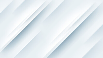 Obraz premium White background with diagonal stripes and subtle shadows.