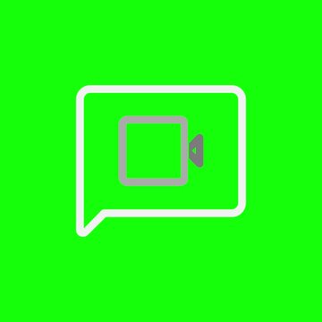 Video chat Icon 1 | Animated Icon Video for UI, App & Motion Design