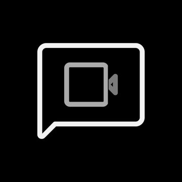 Video chat Icon 2 | Animated Icon Video for UI, App & Motion Design