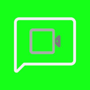 Video chat Icon 3 | Animated Icon Video for UI, App & Motion Design