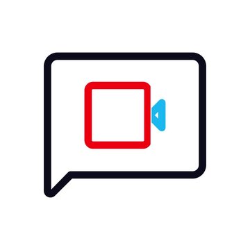 Video chat Icon 4 | Animated Icon Video for UI, App & Motion Design