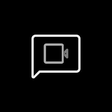 Video chat Icon 7 | Animated Icon Video for UI, App & Motion Design