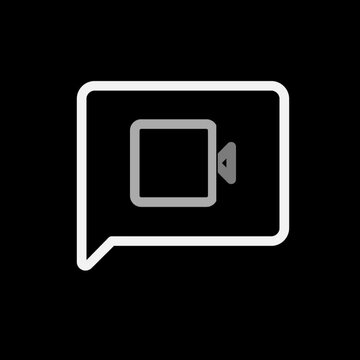 Video chat Icon 13 | Animated Icon Video for UI, App & Motion Design