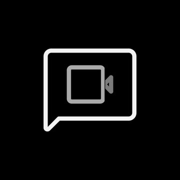 Video chat Icon 18 | Animated Icon Video for UI, App & Motion Design
