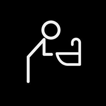 Washroom Icon 13 | Animated Icon Video for UI, App & Motion Design
