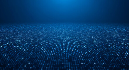 Abstract Blue Digital Data Network Background Technology Connection Innovation