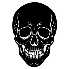 skull on black