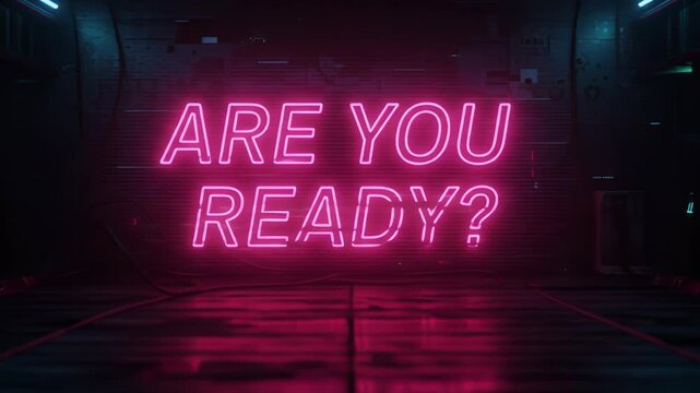 Abstract Neon Sign Background