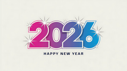 Happy New Year 2026 Celebration,Colorful 2026 new year celebration,New Year sign with golden ribbon,2026 happy new year text design,celebrating the upcoming years,flyer for new year celebration,Ai