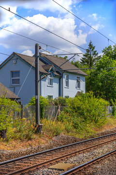 cottage next to railway line