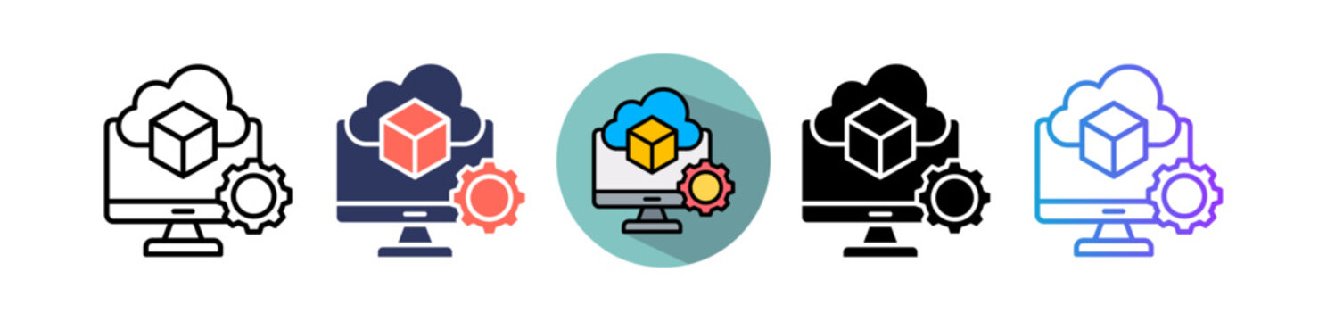 Virtual Machines multiple icon