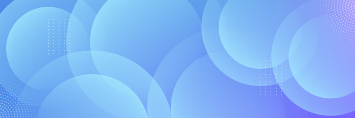 Modern banner background. colorful, blue and purple gradations, circles, eps 10
