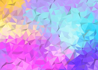 abstract colorful low poly background, abstract geometric background, abstract triangle background	