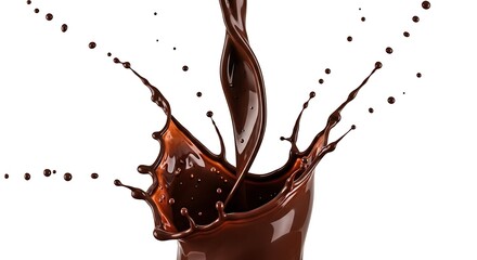Chocolate Splash - A Decadent Moment of Sweetness and Delight.