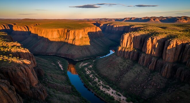 Horseshoe Bend at Sunset - A Majestic Canyon View.