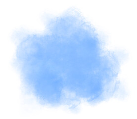 Naklejka premium 水色の水彩がにじむ手書きのテクスチャ