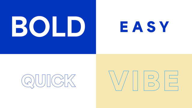 Minimal Bold Stomp Titles
