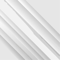 Obraz premium Abstract white layered lines background design modern graphic element