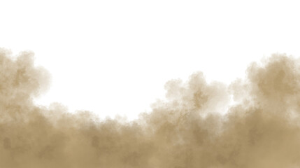 Realistic Dust Effect Isolated on Transparent Background