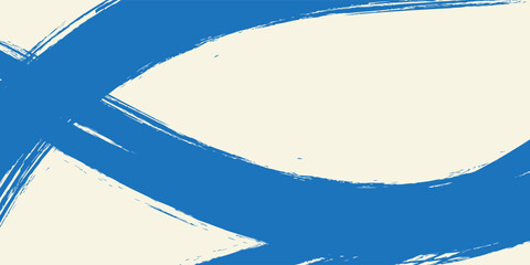 Modern grunge grainy blue brush stroke with spray texture. Hand drawn distress damaged vintage art abstract simple modern