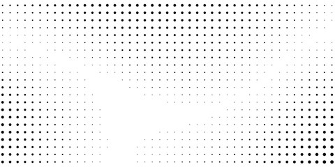 Dotted halftone gradient texture. Vanishing polka dot illustration art abstract simple