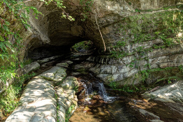 千葉県大多喜町 夏の養老渓谷 遠見の滝