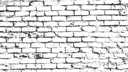 Grunge brick wall background with rough overlay texture for vintage design  