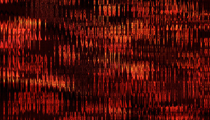 Abstract fiery red and orange vertical streaks of light and color
