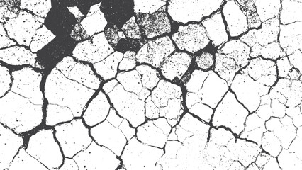 Cracked grunge texture overlay background for vintage distressed design 