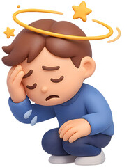 남자아이 빈혈 두통 머리 별 힘든 질병 증상