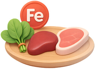 빈혈 철분 철 소고기 샐러드