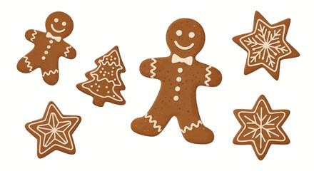 Christmas gingerbread cookies and festive treats ideal for holiday baking and seasonal celebrations