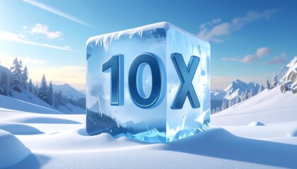 Tenfold Ice Cube Reward Illustration.