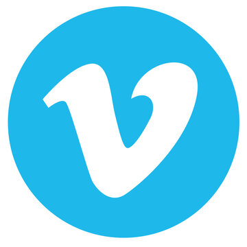 Vimeo Logo Icon Vector