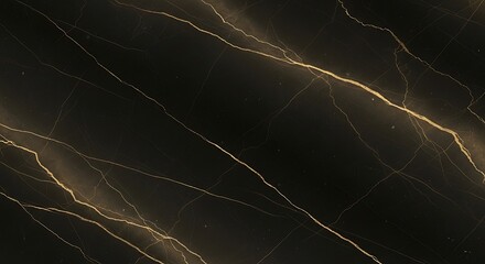 Dark marble texture with golden veins, creating a luxurious and elegant look