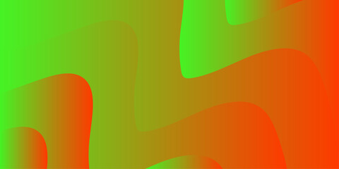 Abstract liquid wave background with green color background. Gradient Cover. Plastic Frame. Creative Illustration.  bold diagonal stripe pattern using vibrant color gradient. 