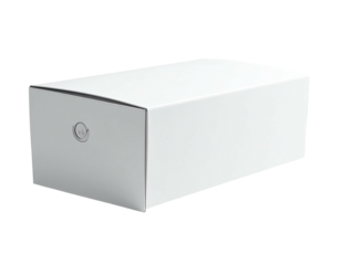 Blank white rectangular box