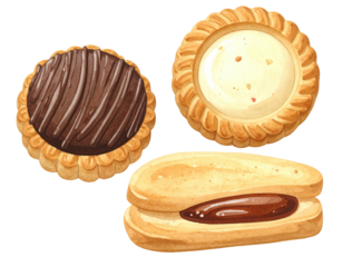 Assorted sweet pastries
