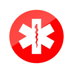 Fototapeta premium red cross sign