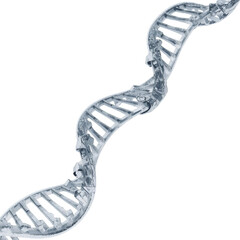 dna strand 3d render