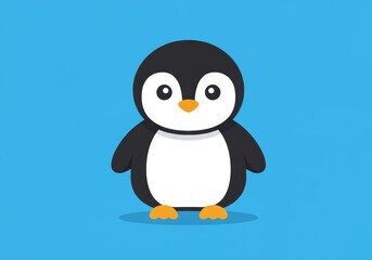 Fototapeta premium Cute Cartoon Penguin