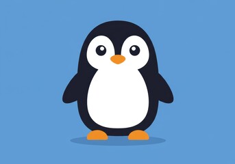 Fototapeta premium Cute Cartoon Penguin