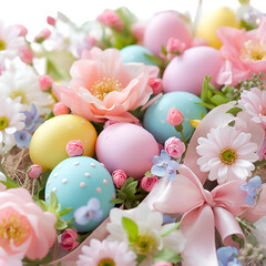 colorful easter eggs