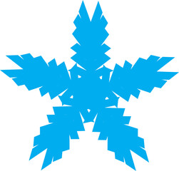 Snowflake Design Example for Any Image