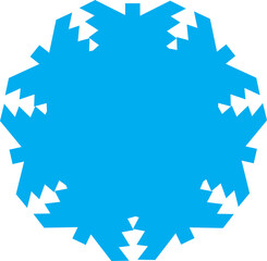 Snowflake Design Example for Any Image
