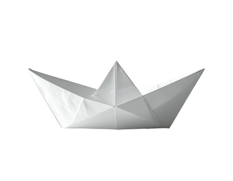 Origami paper boat, simple design