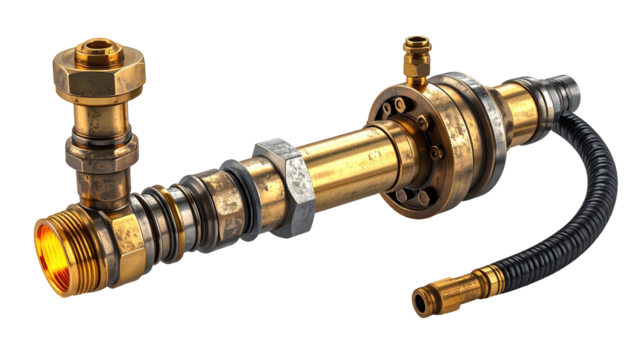 Ornate steampunk pipe