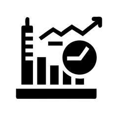 Financial analysis and growth chart