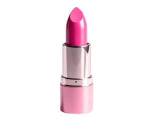 Pink lipstick, close-up